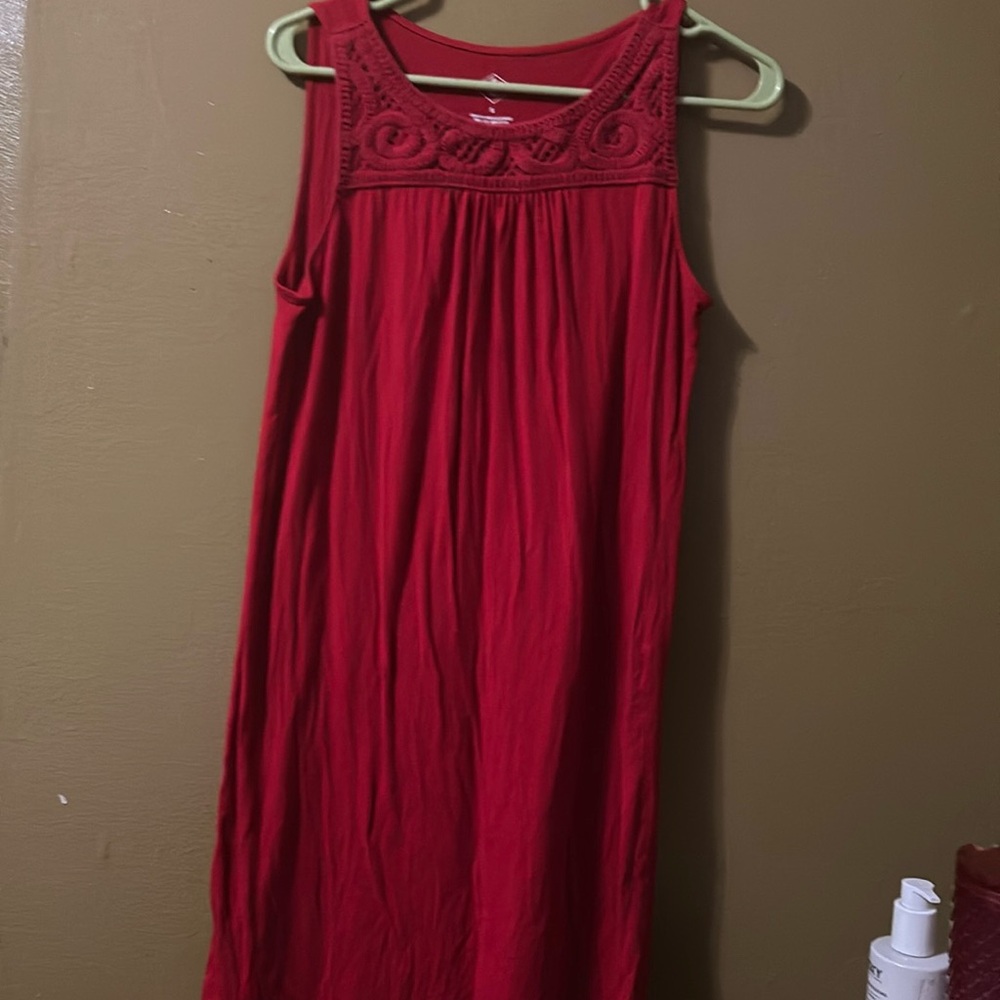 St. John’s bay Embroidery Sleeveless Dress.